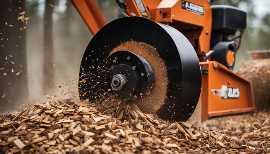 best practices for operating a stump grinder