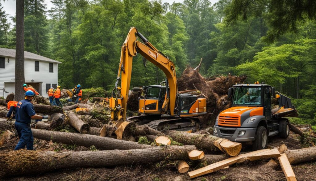 fallen trees cleanup costs